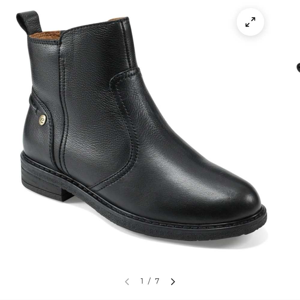 Easy Spirit Black Ankle Boots